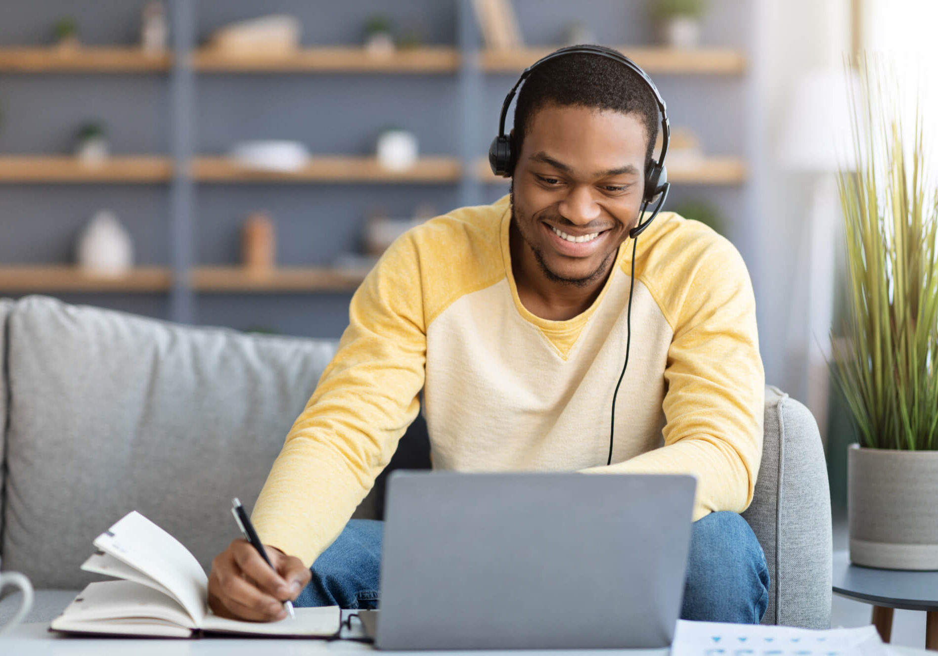 Charcoal Gray Abstract Cute Blank A4 Document Landscape (18)